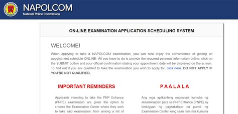 www.napolcom-oleass.com online registration